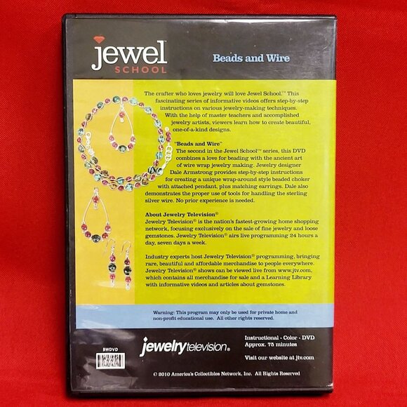 Jewelry Television Jewel School Beads and Wire Instructional DVD - Picture 2 of 8